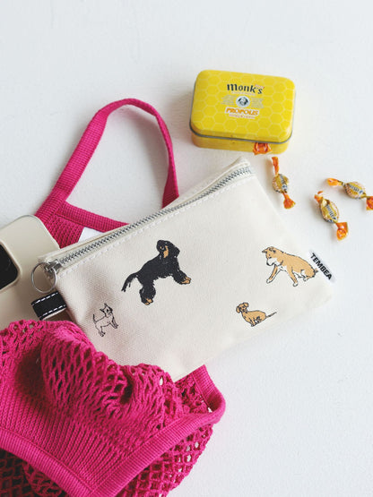 TEMBEA ポーチ FLAT POUCH MEDIUM／DOG