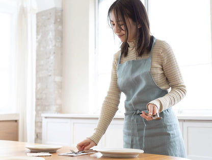 fog linen work リネンフルエプロン