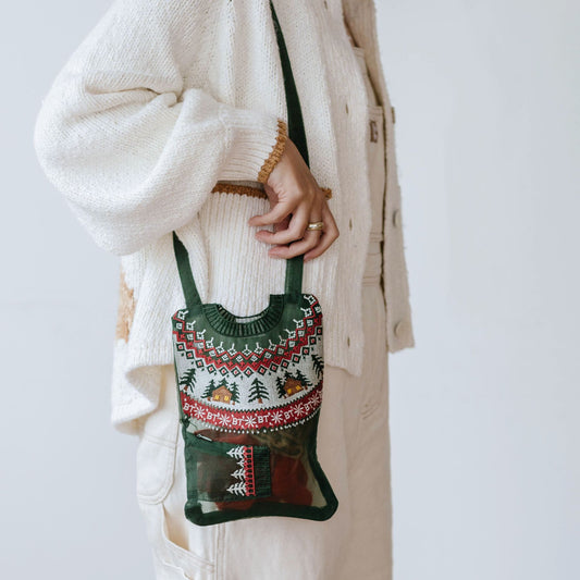 Brigitte Tanaka ミニポーチ／Pochette Pull Vert Petit