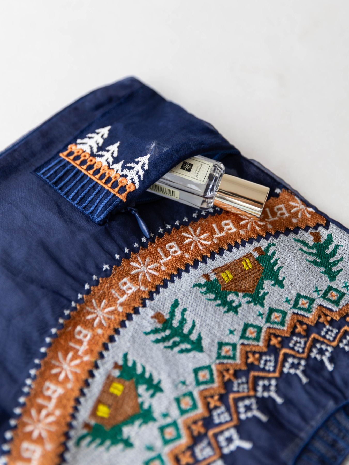 Brigitte Tanaka ミニポーチ／Pochette Grande Pull Bleu