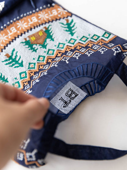 Brigitte Tanaka ミニポーチ／Pochette Grande Pull Bleu