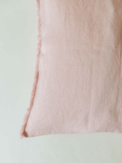 fog linen work × Orné de Feuilles 別注リネンクッションカバー（フリンジ付き）