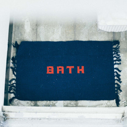 HANDLOOMED RECYCLE YARN BATH MAT 45︎×75cm（バスマット）