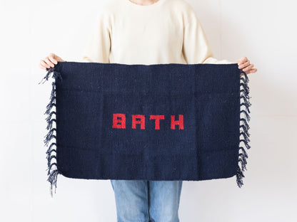 HANDLOOMED RECYCLE YARN BATH MAT 45︎×75cm（バスマット）
