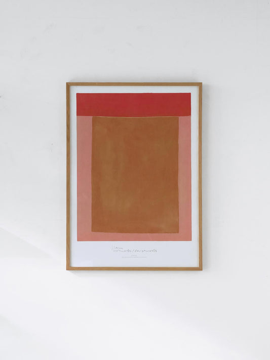 jitsu オリジナルポスター／color composition／pink（50cm×70cm）