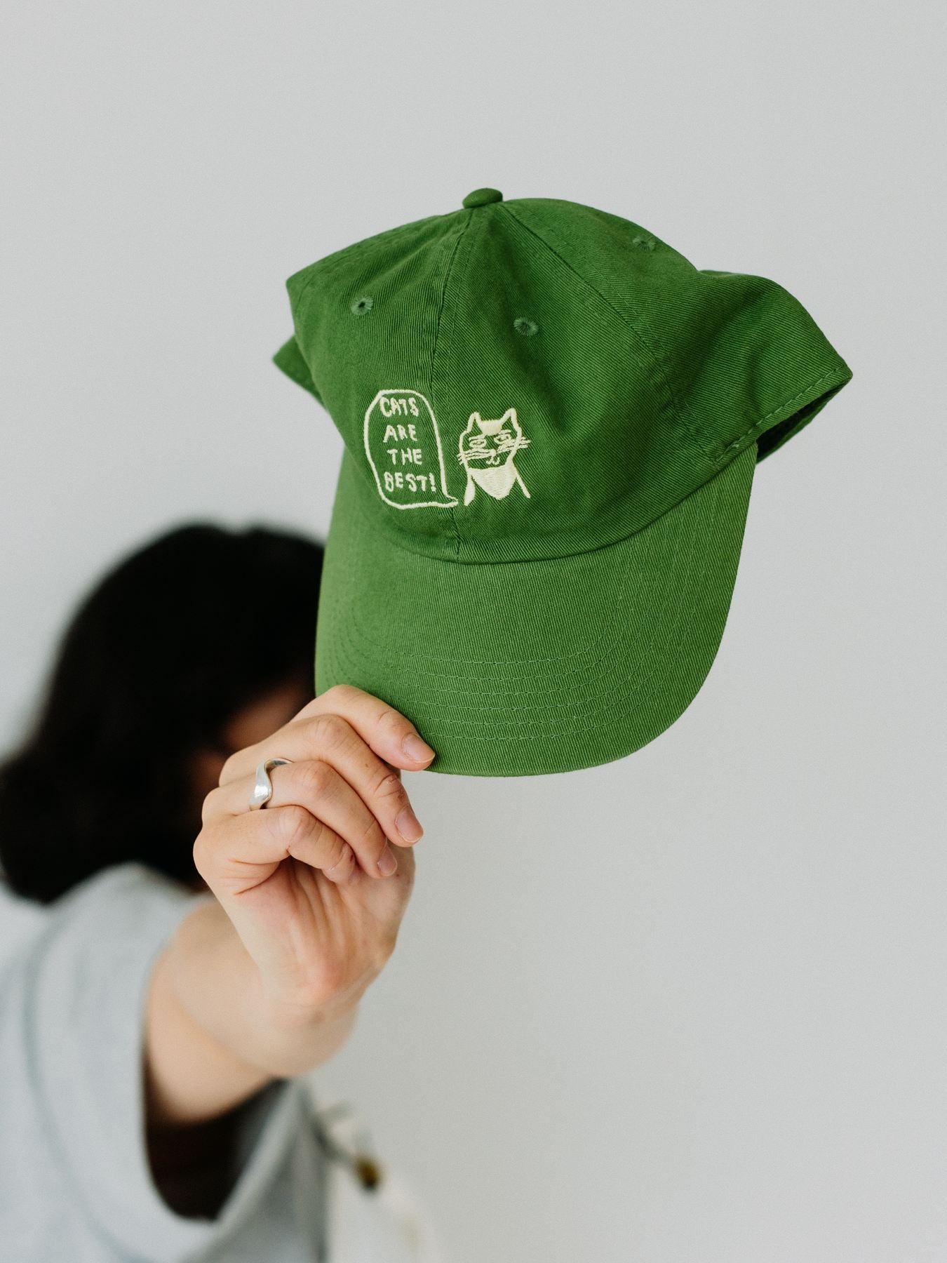 【8/5販売予定】HONGAMA × Orneko キャップ／CATS ARE THE BEST