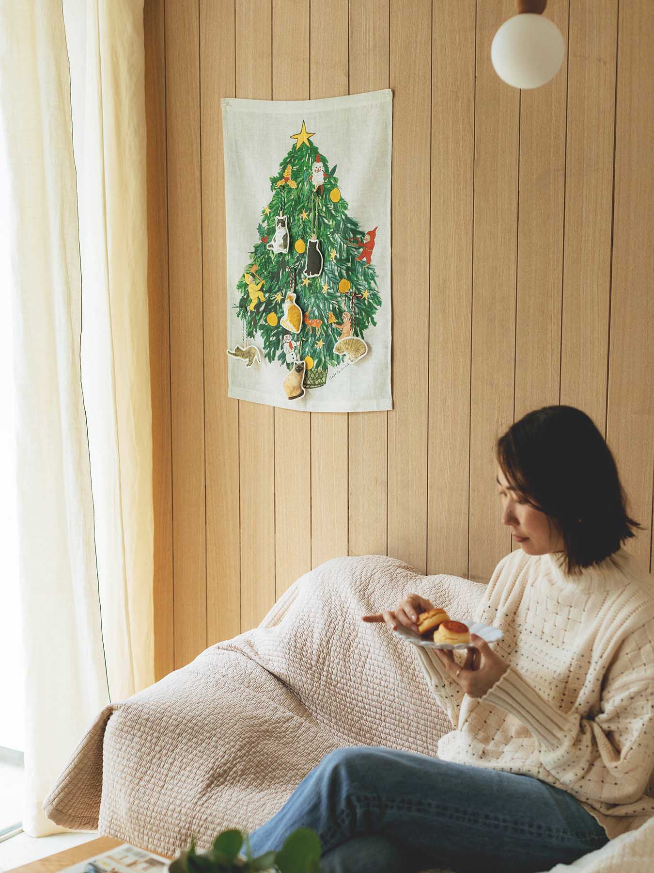 isabelle boinot × fog linen work クリスマスタペストリー