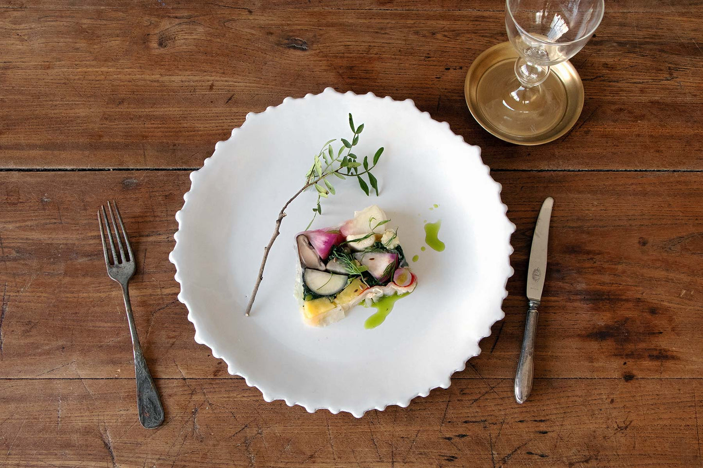 at0470 Astier de Villate Riviere ラージディナープレート